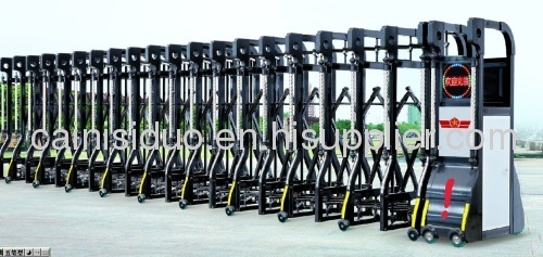 Security warehouse aluminum alloy electric automatic gate