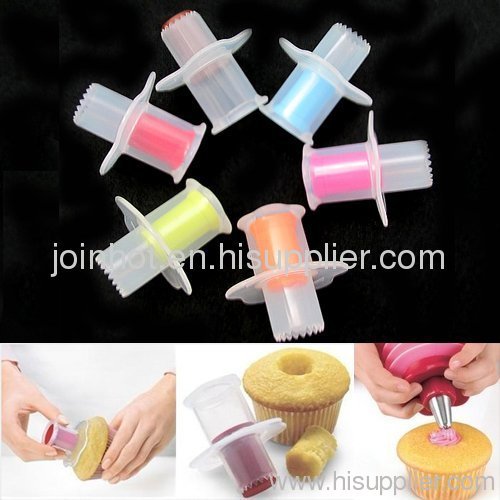 2.1CM*3CM silicone FDA cake mould Cupcake Corer Pastry Decorating Tool free shipping