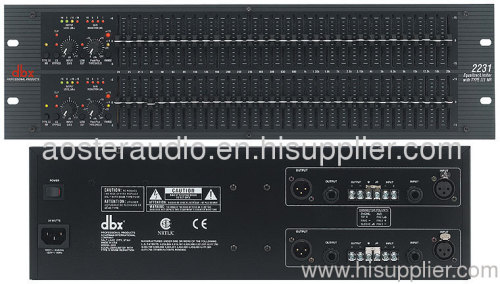 DBX 2231 Dual 31 Band Graphic Equalizer