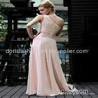 One Shoulder Bowknot Taffeta Prom Dresses