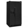 Amana 25-Cubic-Foot Side-by-Side Refrigerator, ASD2522WRB, Black