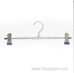 Blue clip coated trousers hanger