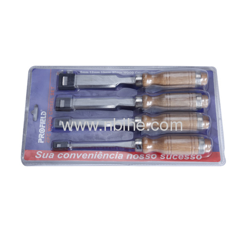 4Pcs CRV Wood Chisel Set