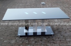 Shining leg coffee table