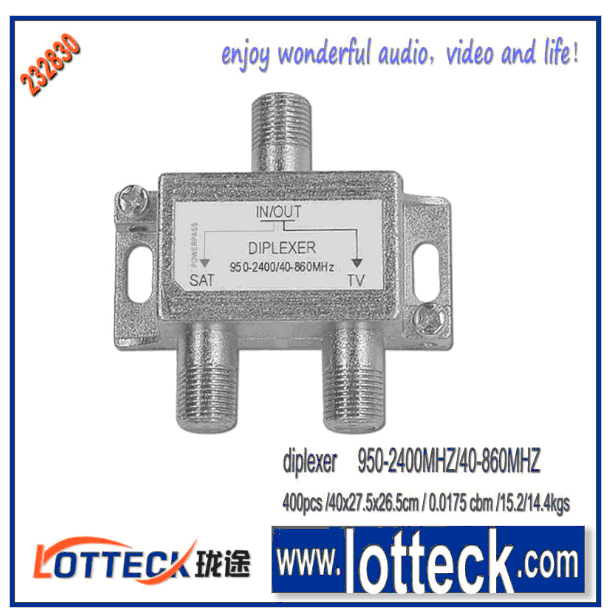 Satellite Diplexer Signal Combiner and Splitter products China