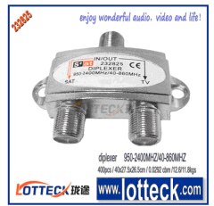 Dual Diplexer Signal Combiner and Splitter
