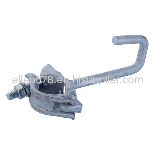 half coupler with hook clamp