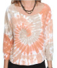 tie dye french terry pullover