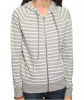 striped zip up hoodie