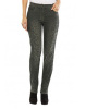 allover print slim fit trousers