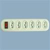 6outlets Power socket with switch