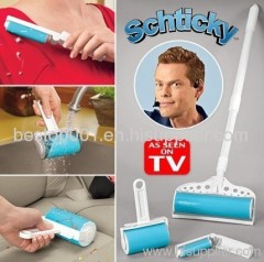 Sticky lint roller