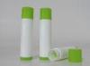 Colorful PP / POM Plastic Lip Balm Containers with Silkscreen for Color Cosmetics Lipbalm