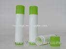Colorful PP / POM Plastic Lip Balm Containers with Silkscreen for Color Cosmetics Lipbalm