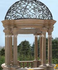hand-carved polished Marble Pavilion