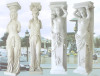 Marble woman figurine Pillar