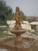 small antique marble fountain