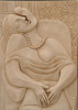 hand carved Marble Relief