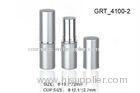 Shiny Silver Lip stick Containers / Tubes with ALU / ABS / PS / POM for Color Cosmetics
