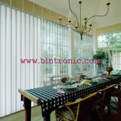 Motorized Fabric Vertical Blinds
