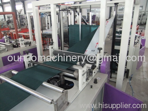 nonwoven D cut bag making machine