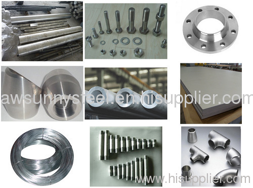 nickel alloy steel flange round bar wire rod fasteners tube pipe fittings forging plate sheet coil strip
