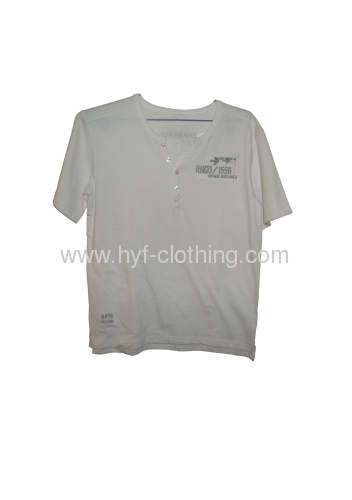 Men's Fashion Design Short Sleeve Crew Neck Custom Tee Shirt