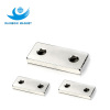 Neodymium magnet rectangle shape with sunk hole