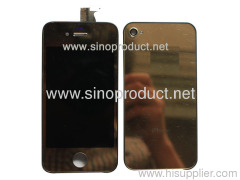 Smart Phone LCD and Touch Accembly with Battery Door Cover For Iphone 4--Coloful