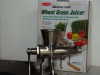 Manual stainless steel wheat grass juicer