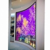 indoor and outdoor curved display