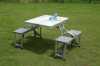 MDF Folding table for picnic with chair