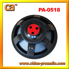 Professional 18 Inch Aluminum Subwoofer PA-0518 audio woofer