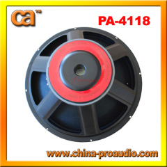 Professional 18inch steel Woofer Speakers PA-4118