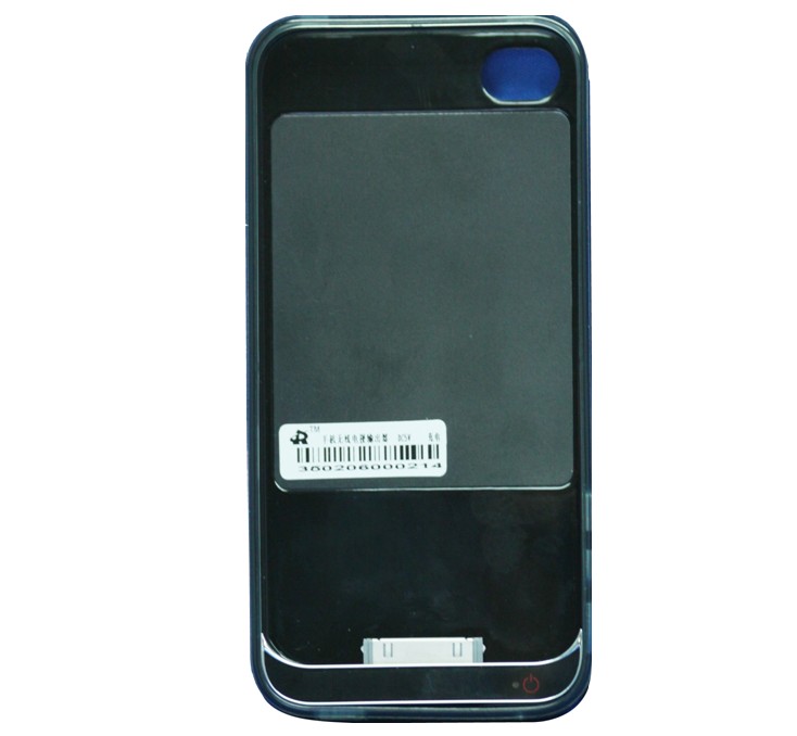 Black 1800mAh Portable Mobile Power External Battery for iPhone 4G/iPhone 4GS