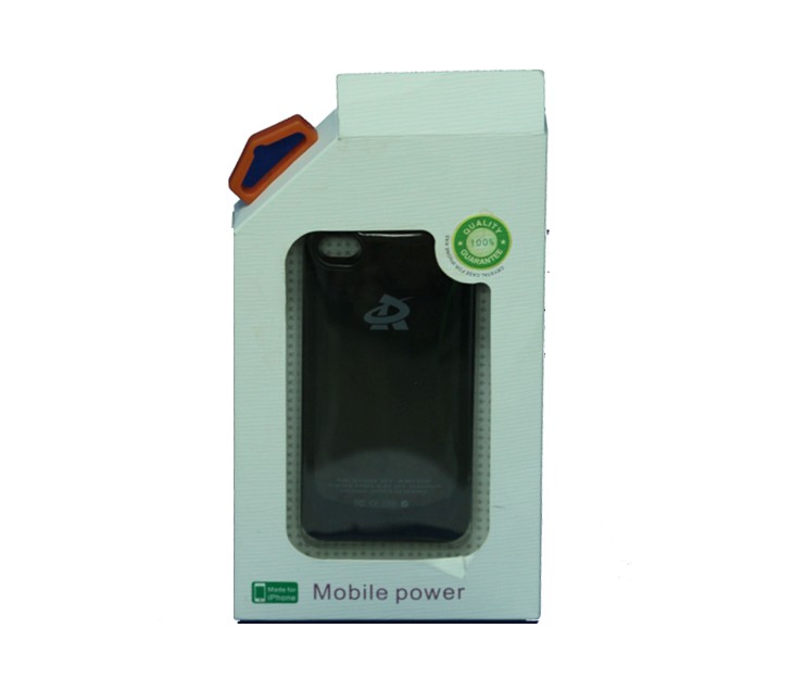 Black 1800mAh Portable Mobile Power External Battery for iPhone 4G/iPhone 4GS