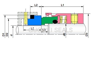 Standard O-ring Multiple Mechanical Spring Seals