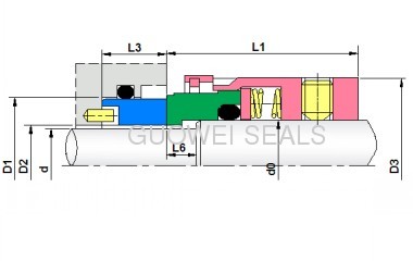 High Quality Multiple Spring O-ring Mechanical Seals