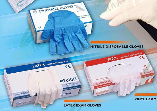 Medical Disposable Vinyl Examination Glove / PVC exam gloves