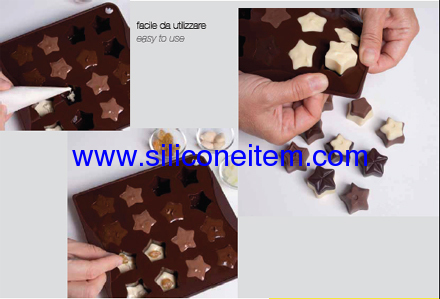 ChocoIate Star-Shapes Silicone Mold