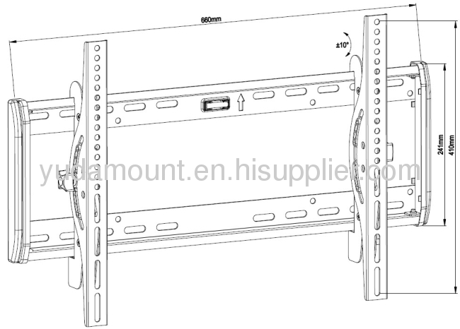 tv lcd rack for 30 -64 screens