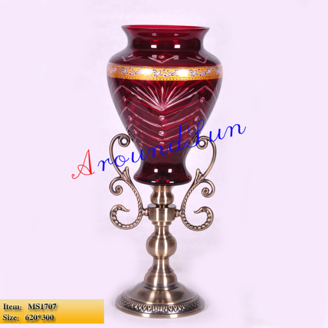 glass craft / home accessories / decoration table lamp / vase 