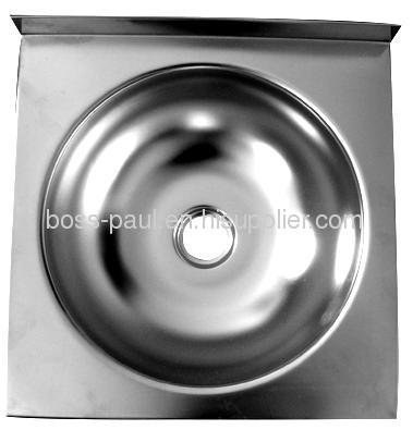 Wall-mounted sink bowl, bathroom bowl, stainless steel sink bowl PS-006 