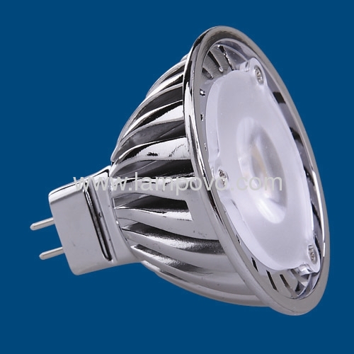 LED HIGH POWER GU10 1*3W 3W 2700-7000K Aluminium Die Casting