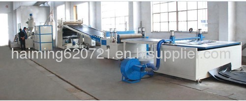 PE PP plastic sheet /board/plate extrusion machinery 