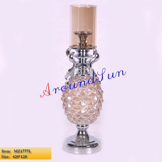 glass craft / craft ornaments / home decoration / candlestick