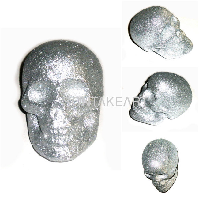 5 GLITTER SKULL