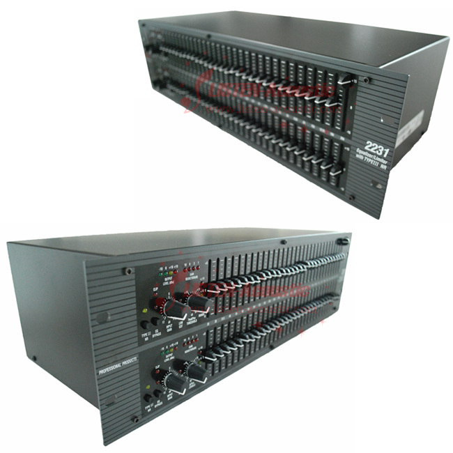 Dual-channel pro audio Graphic Equalizer 