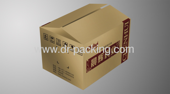 Full Overlap Corrugated Container for Shipping