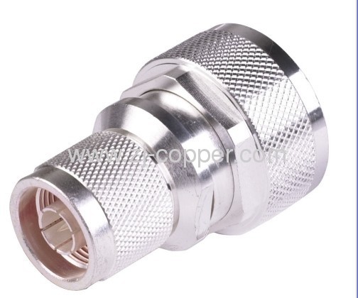 N male to 7/16 DIN male straight adapter
